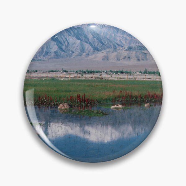 Item preview, 1970s - A serene scene with snow capped peaks and a blue sky in Ladakh, India designed and sold by thatwaslife.