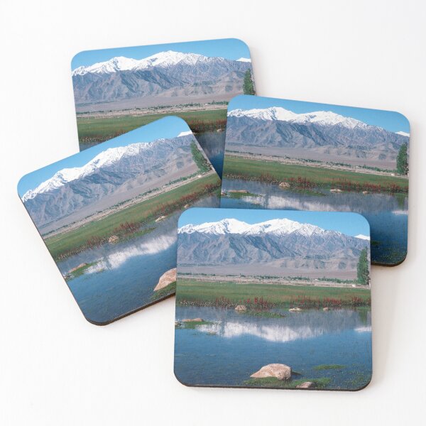 Item preview, 1970s - A serene scene with snow capped peaks and a blue sky in Ladakh, India designed and sold by thatwaslife.