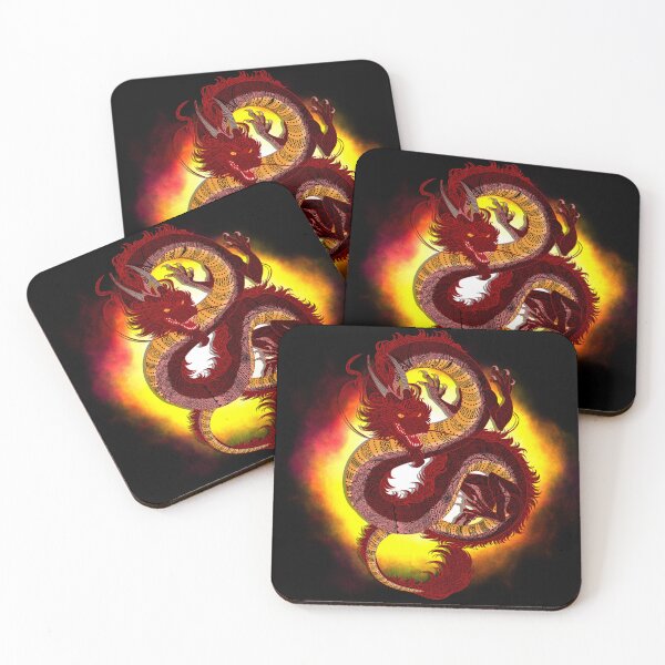 Item preview, Chinese Fire Dragon with Mandala designed and sold by SemDesigns1.