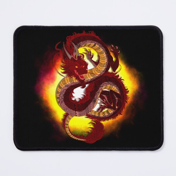 Item preview, Chinese Fire Dragon with Mandala designed and sold by SemDesigns1.