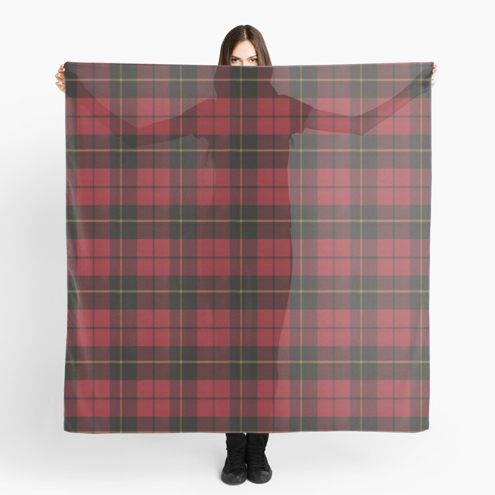 Wallace Red Original Scottish Tartan Scarf