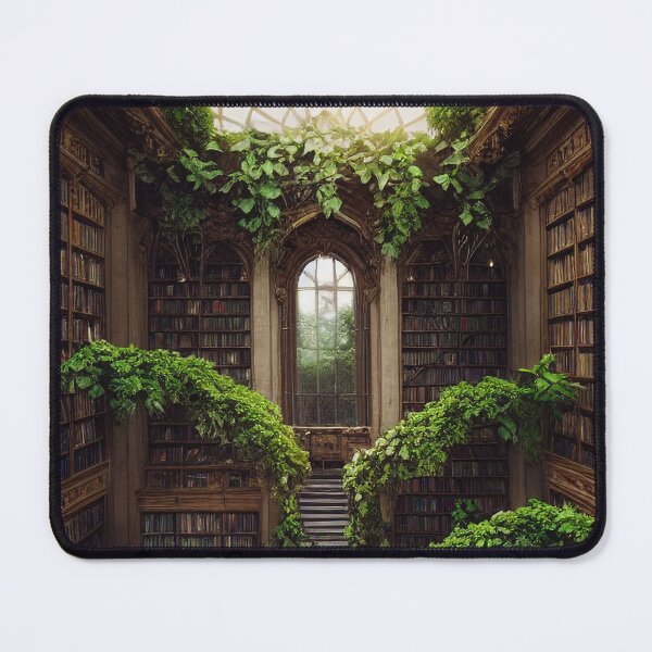 Item preview, Library filled with plants designed and sold by chatzous.