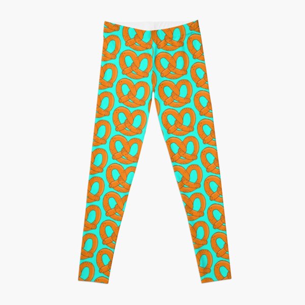 Pretzel Food Pattern Leggings