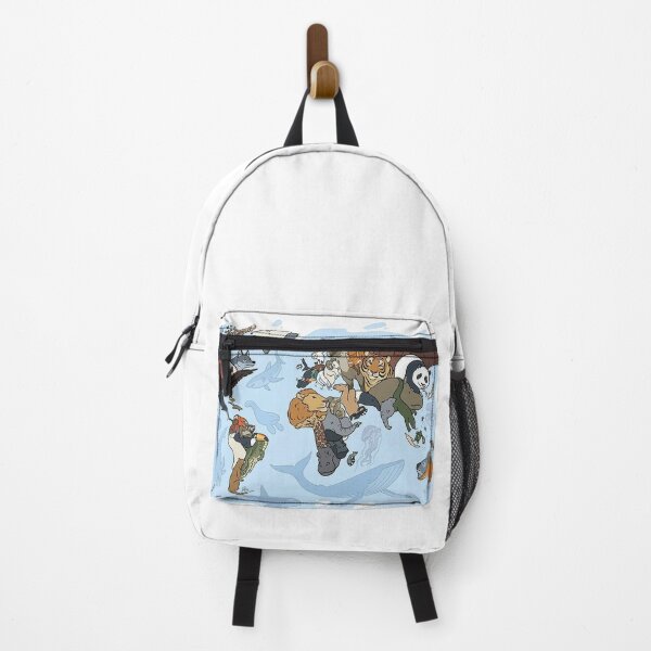 Item preview, Funny animal map art designed and sold by Chevrodesigns.