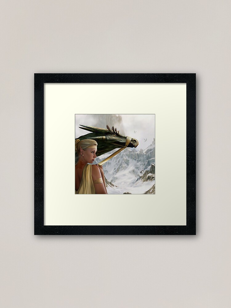 Alternate view of Dragon Keeper Framed Art Print