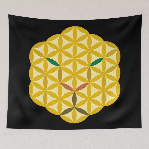 Item preview, Sacred Jaguar of Life 01/Yellow. designed and sold by iSacredGeometry.