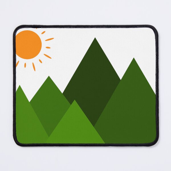 Item preview, Sun over green mountains designed and sold by DesignsByMadiha.
