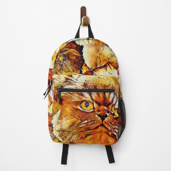 Artikelvorschau, Persian cat looking grumpy - brown high contrast entworfen und verkauft von NickoPrints.