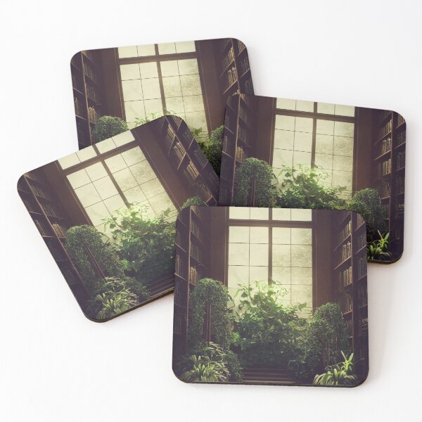 Item preview, Library filled with plants designed and sold by chatzous.