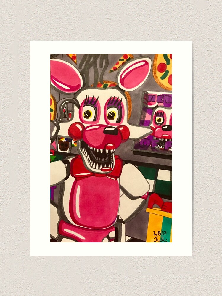 Nightmare Mangle Five Nights at Freddy's  Art Board Print for Sale by  JulesWorld