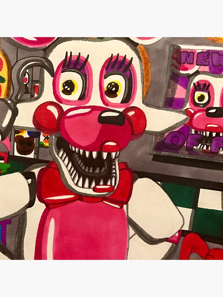 Nightmare Mangle Five Nights at Freddy's  Art Board Print for Sale by  JulesWorld