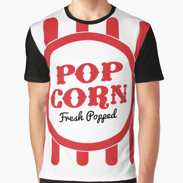 Fresh Popcorn, Old Fashion Style Look Graphic T-Shirt