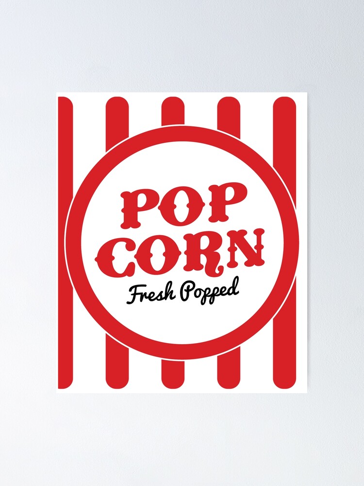 Premium Vector | Pop corn logo icon vector explode cinema snacks concept  illustration