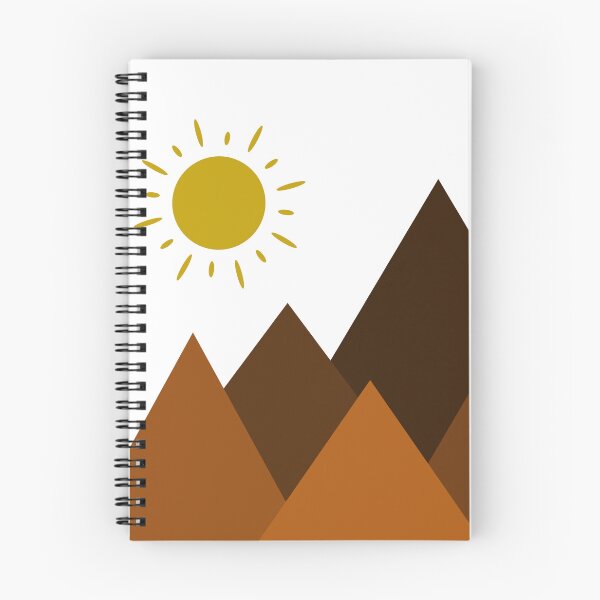 Item preview, Sun over dry brown mountains designed and sold by DesignsByMadiha.