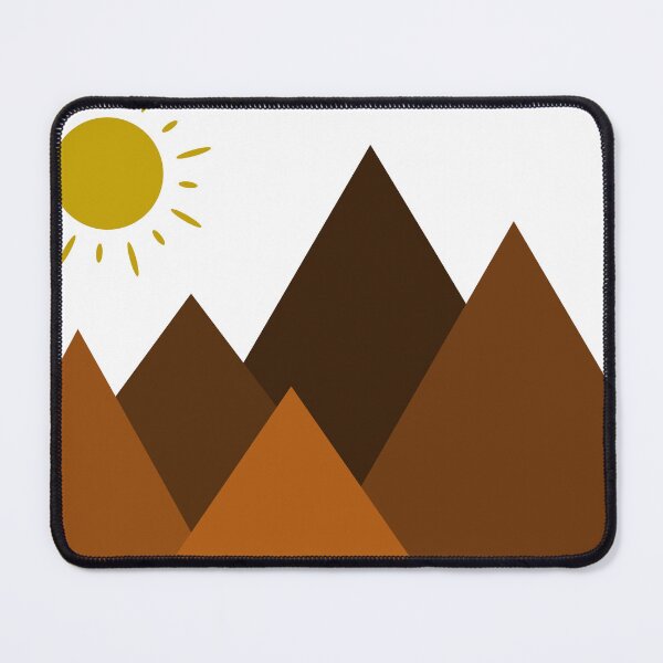 Item preview, Sun over dry brown mountains designed and sold by DesignsByMadiha.