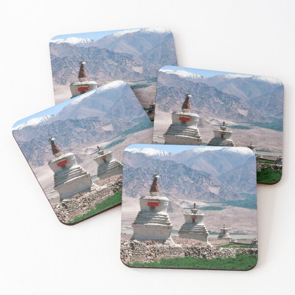 Item preview, 1970s - Religious symbols from Leh, India - Snow peaks in the background designed and sold by thatwaslife.