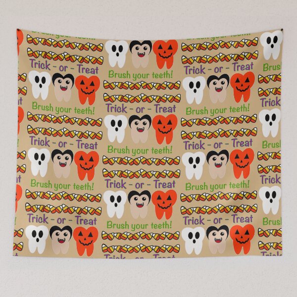 Item preview, Trick or Treat, brush your teeth! designed and sold by Jessica  Stauffer.