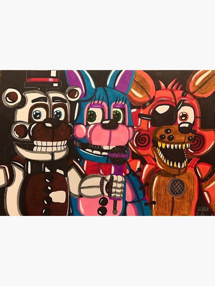 Nightmare Mangle Five Nights at Freddy's  Art Board Print for Sale by  JulesWorld