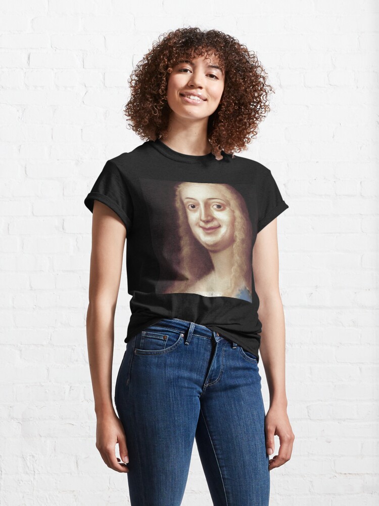 Thumbnail 4 of 7, Classic T-Shirt, The Cool Mona Lisa designed and sold by Naim Halawi.