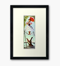 Tight Rope Girl Framed Print