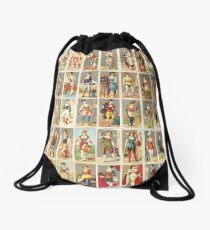Occupations for Women Series Trading Cards Massive collage! Drawstring Bag