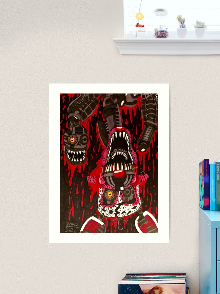 Nightmare Mangle Five Nights at Freddy's  Art Board Print for Sale by  JulesWorld