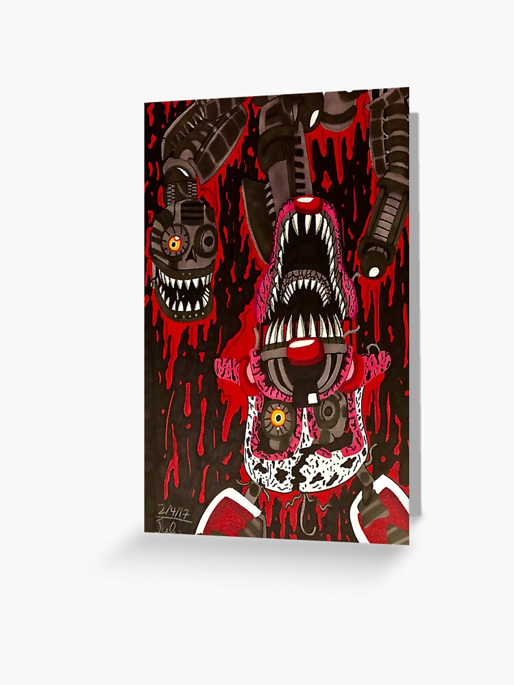 Nightmare Mangle Five Nights at Freddy's  Art Board Print for Sale by  JulesWorld