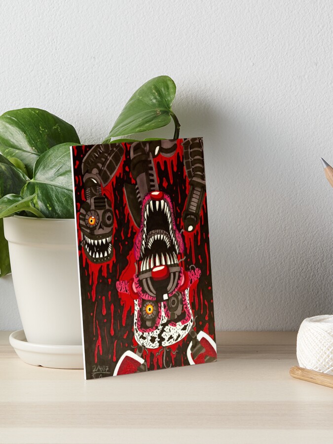 Nightmare Mangle Five Nights at Freddy's  Art Board Print for Sale by  JulesWorld