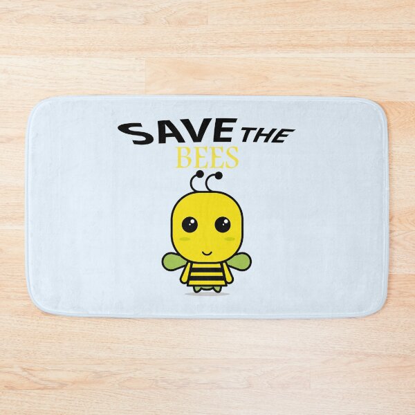 Item preview, Save the bees shits, save the bees phone cases, save the bees hats, save the bees shower curtain, save the bees backpack  designed and sold by Poussyarts.