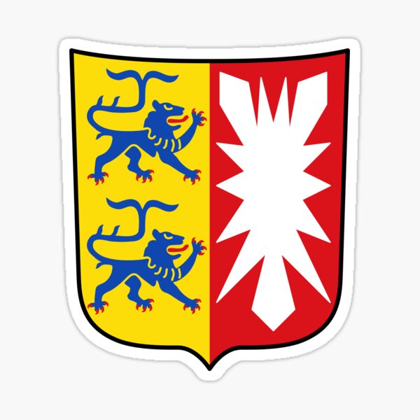 Schleswig-Holstein Wappen, Deutschland Sticker