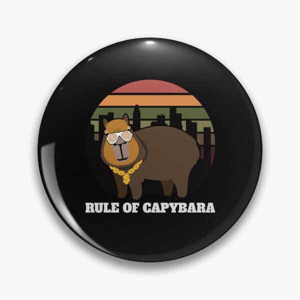 Item preview, Rule of Capybara - Capybara's Got Swag! designed and sold by Happy Puppy Print On Demand.
