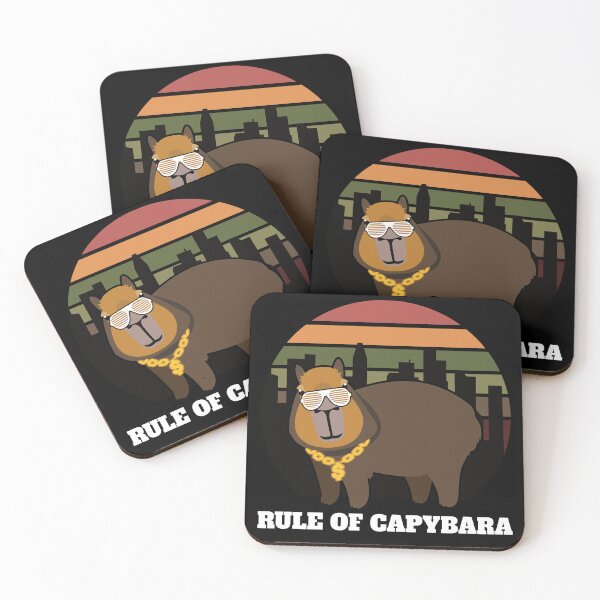 Item preview, Rule of Capybara - Capybara's Got Swag! designed and sold by Happy Puppy Print On Demand.