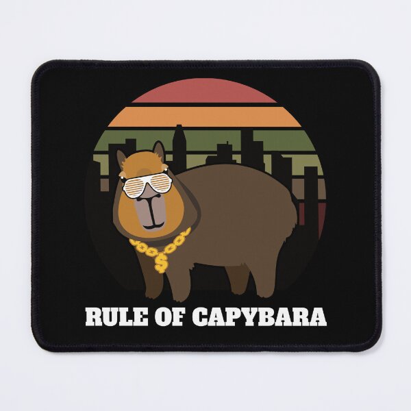 Item preview, Rule of Capybara - Capybara's Got Swag! designed and sold by Happy Puppy Print On Demand.