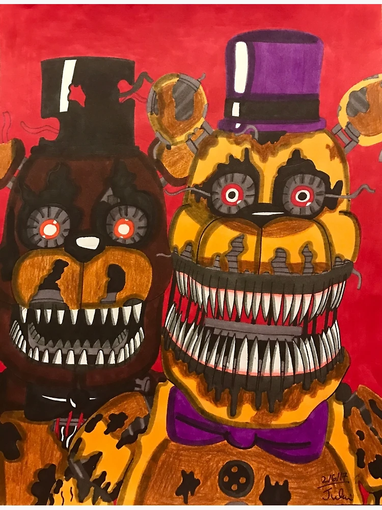 Nightmare Mangle Five Nights at Freddy's  Art Board Print for Sale by  JulesWorld