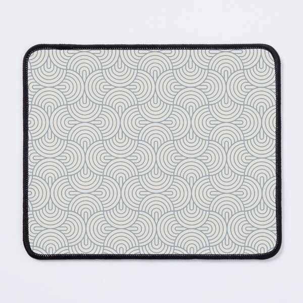Item preview, Geometric Ovals - Aleutian Blue designed and sold by NolkDesign.