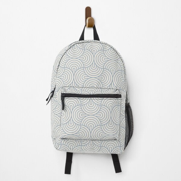 Item preview, Geometric Ovals - Aleutian Blue designed and sold by NolkDesign.