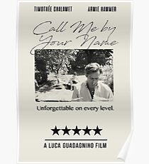 Call me by Your Name Poster