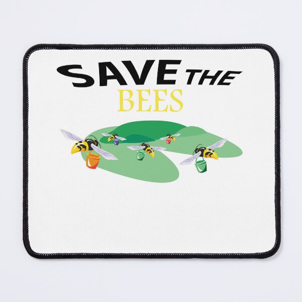 Item preview, Save the bees shits, save the bees phone cases, save the bees hats, save the bees shower curtain, save the bees backpack designed and sold by Poussyarts.