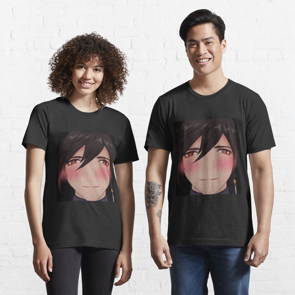 Genshin Impact Zhongli Blushing Meme T Shirt For Sale By Artsydecals Redbubble Genshin T