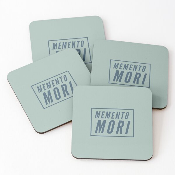 Item preview, Memento Mori Stoic Quotes Blue designed and sold by ArtBySymone.