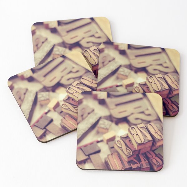Artikelvorschau, Vintage Letter Blocks entworfen und verkauft von Rainbows Galore.