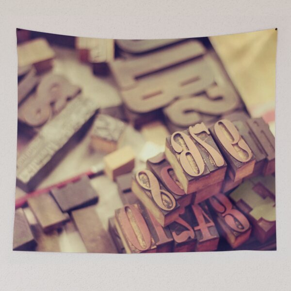 Artikelvorschau, Vintage Letter Blocks entworfen und verkauft von Rainbows Galore.