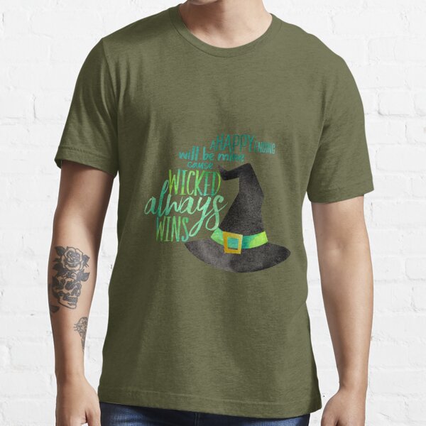 Once Upon A Time Musical - Wicked Always Wins Essential T-Shirt for Sale  by yelisdesigns