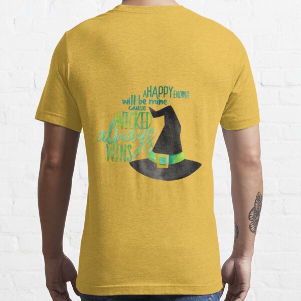 Once Upon A Time Musical - Wicked Always Wins Essential T-Shirt for Sale  by yelisdesigns