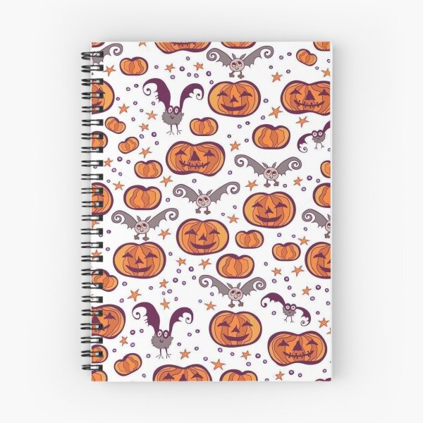 Item preview, halloween scary evil pumpkin funny pumpkin head seamless pattern designed and sold by ketkidesign.