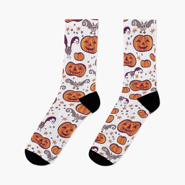 Item preview, halloween scary evil pumpkin funny pumpkin head seamless pattern designed and sold by ketkidesign.
