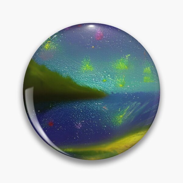 Item preview, Lake Made of Stars Impressionism, Ai Generated Art  designed and sold by ACC .