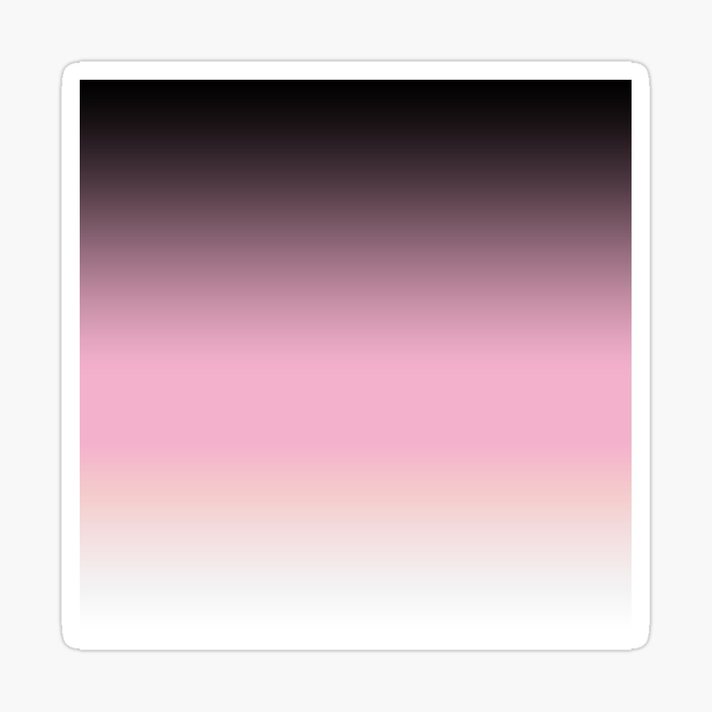 Modern Bright Simple Neon Pink White Color Ombre Gradient Poster