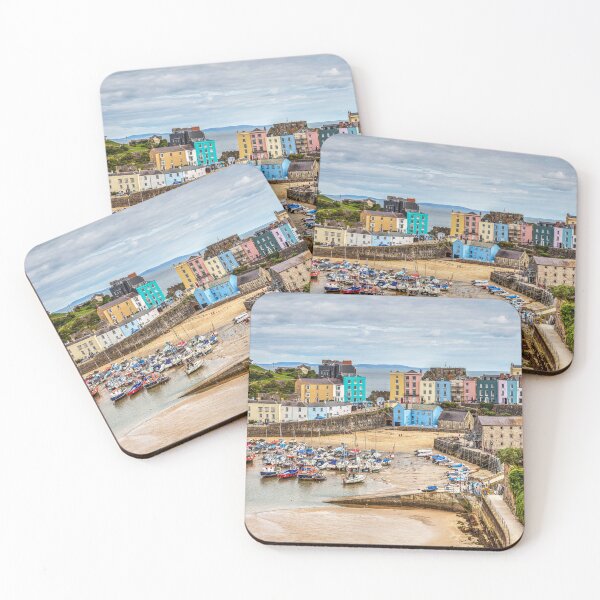 Item preview, Tenby Harbour Boats And Town Houses designed and sold by Paul Thompson Photography.