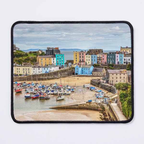 Item preview, Tenby Harbour Boats And Town Houses designed and sold by Paul Thompson Photography.